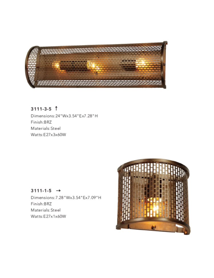 Lighting fixture with a unique cage-like design